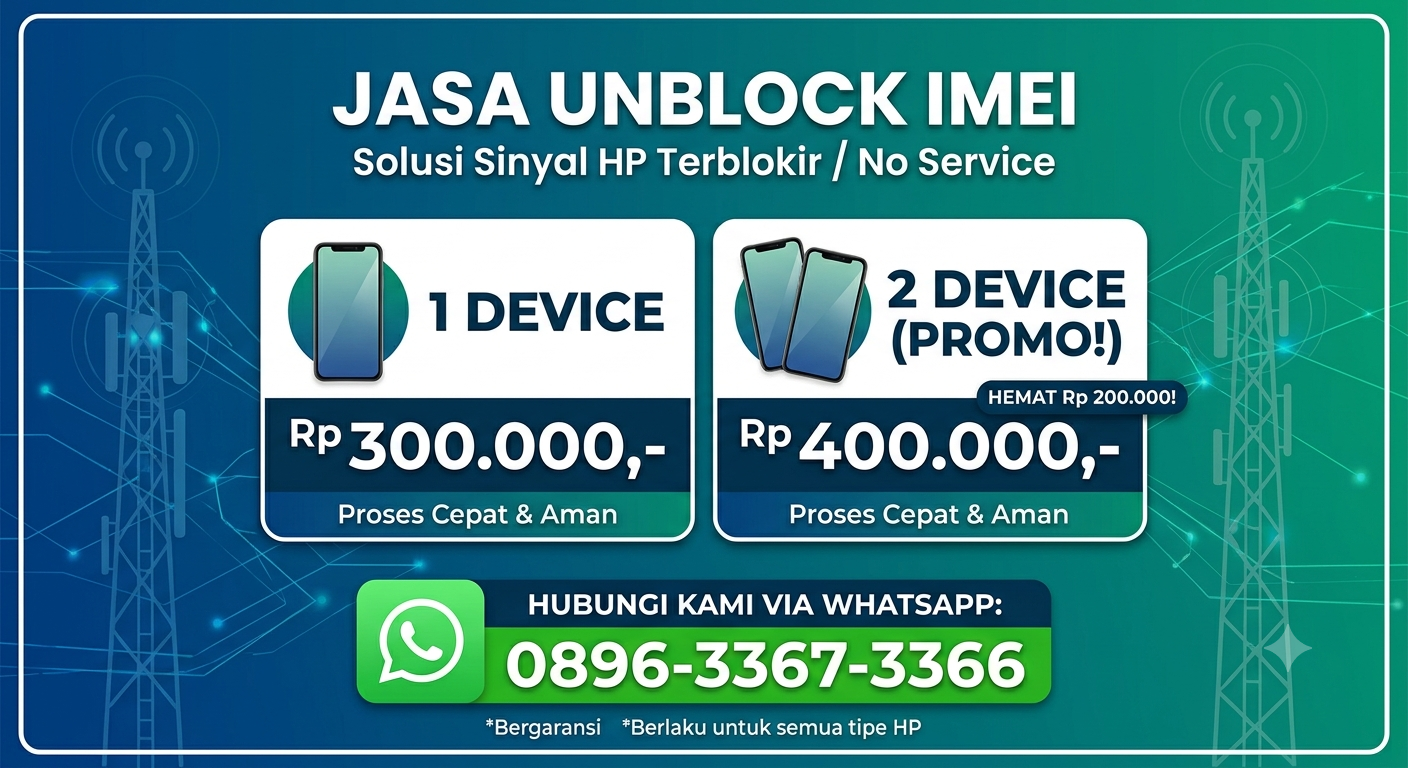 Jasa Unblock IMEI Promo Banner